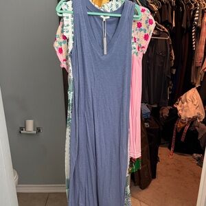 Z Supply Blue Maxi Dress